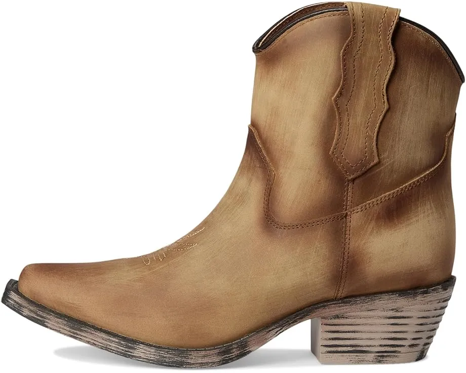 Сапоги Corral Q7037 до щиколотки с вышивкой миндалем