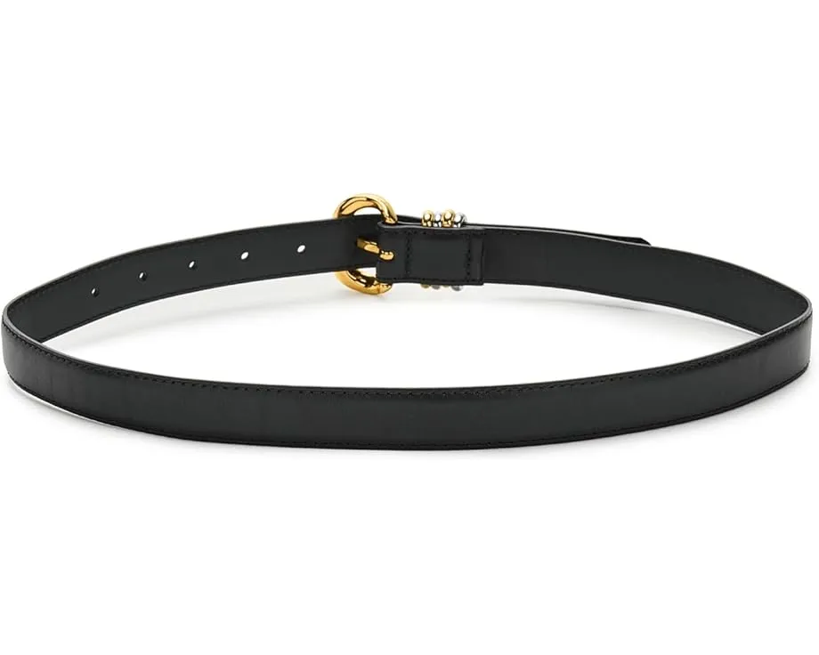 Ремень Madewell Inez Mixed Metal из кожи с позолоченной пряжкой