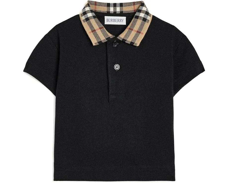 Рубашка с воротником Johane от Burberry Kids в черном цвете