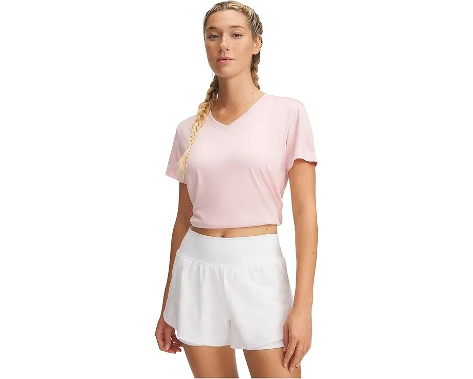 Under Armour футболка Tech Short Sleeve V-Neck Twist с V-образным вырезом и короткими рукавами
