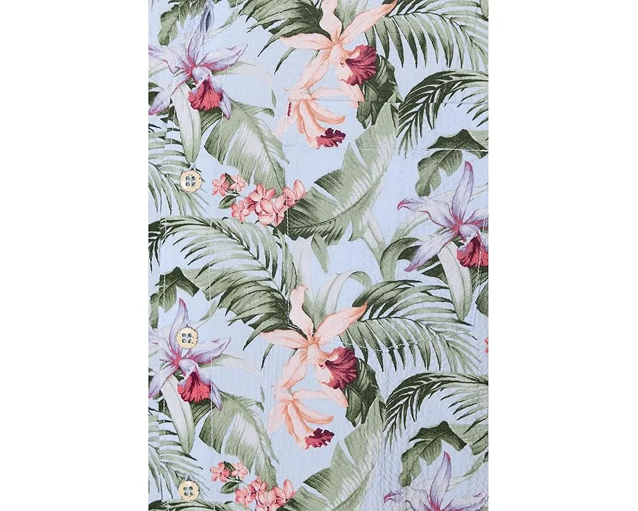 Рубашка Tommy Bahama Nova Wave Blue Sky Vines с принтом