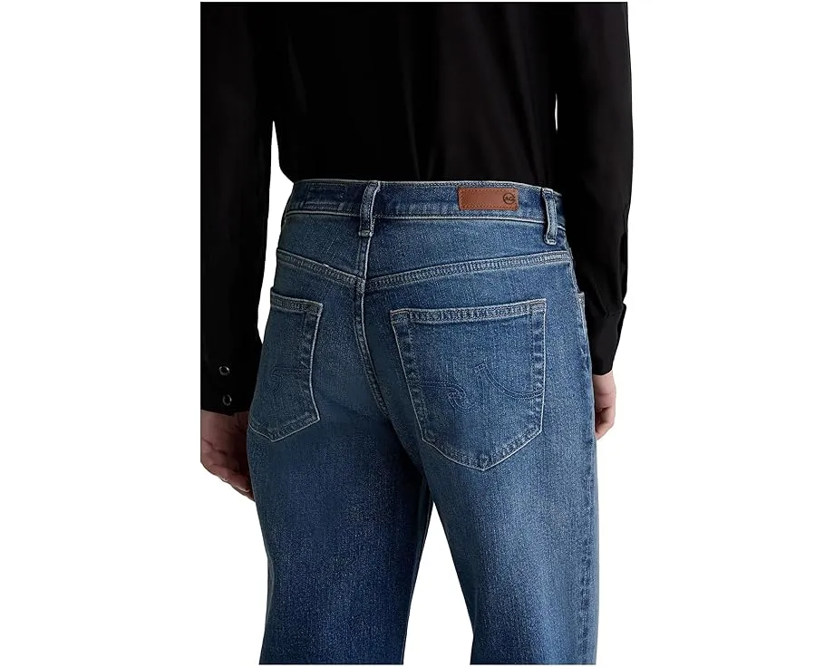 Прямые джинсы Brinley среднего подъема с органическим хлопком от AG Jeans