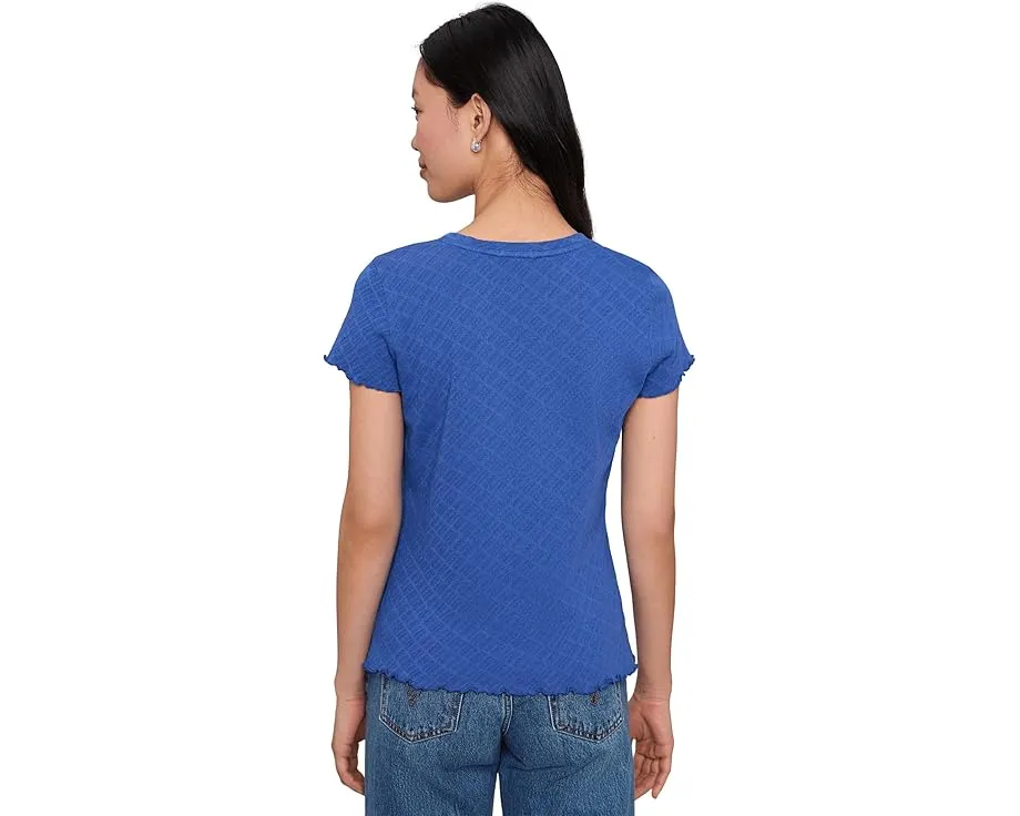 Футболка NIC+ZOE с кружевной вязкой и отделкой в виде салата