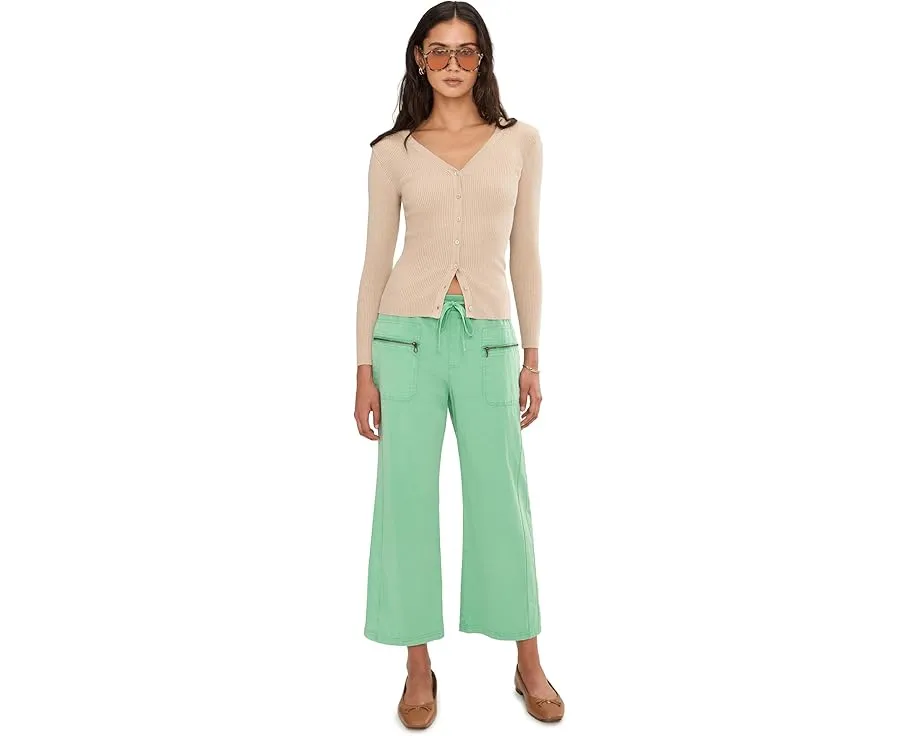 Брюки XCVI Darrow Pants с эластичным поясом на шнурке и расклешенным низом