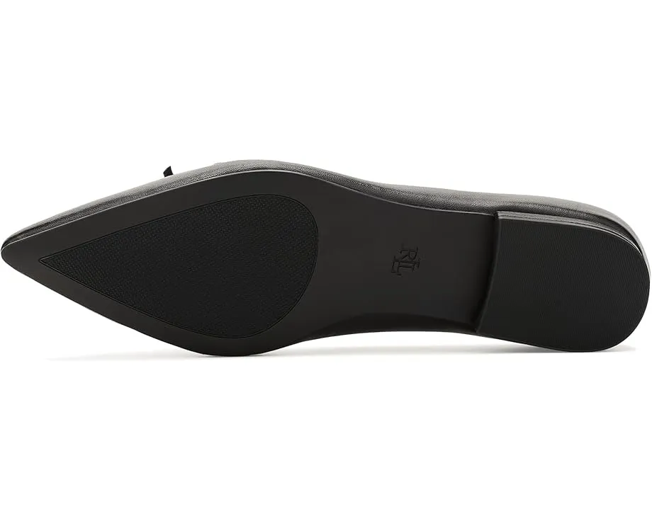 Балетки Lauren Ralph Lauren Londyn на шнуровке из кожи Nappa с острым носком