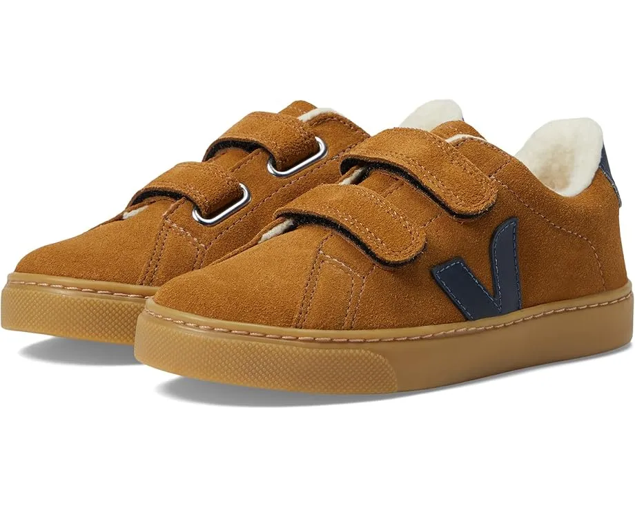 Детские зимние кроссовки VEJA Small Esplar с застежкой на липучке и флисовой подкладкой