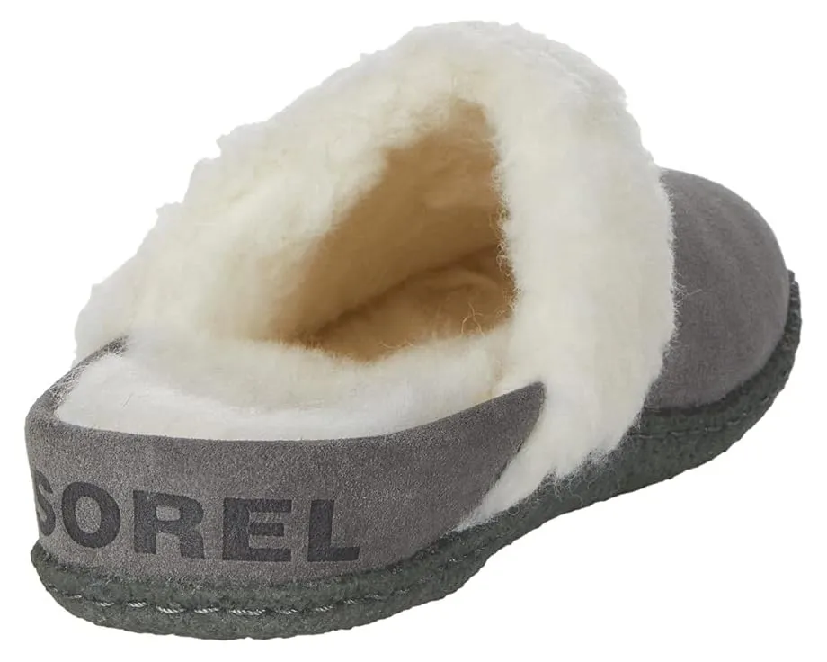 Домашние тапочки-слипоны SOREL Nakiska™ Slide II с искусственным мехом и резиновой подошвой