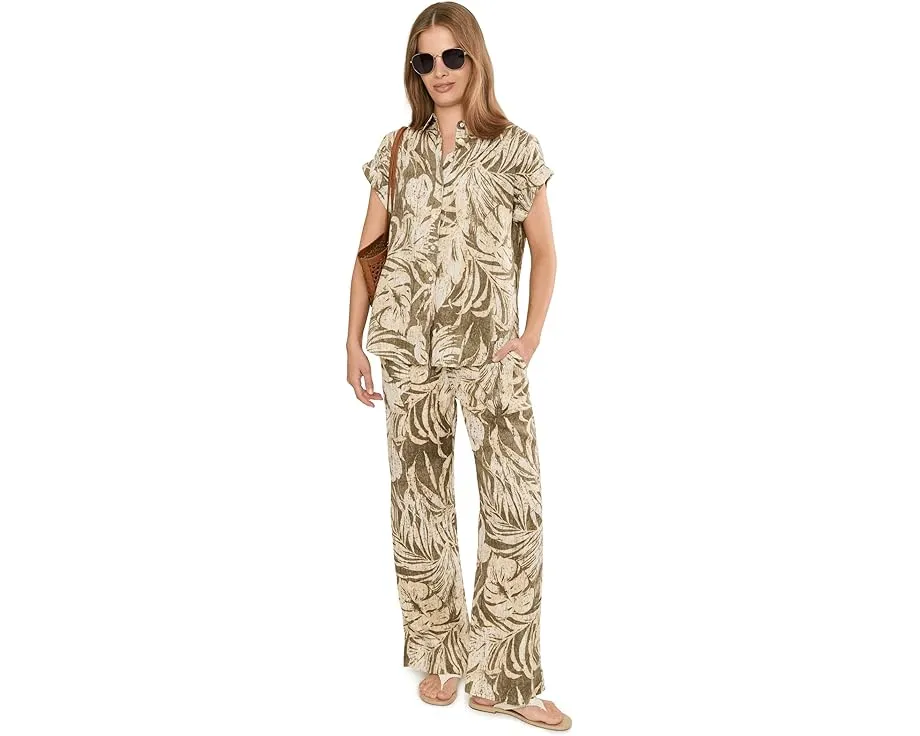 Рубашка с коротким рукавом свободного кроя с принтом Lauren Ralph Lauren petite