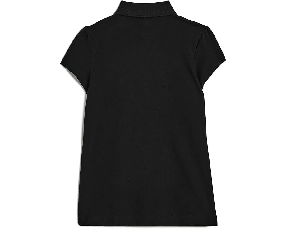 Детское поло Lacoste с воротником фестончиком Scallop Collar Polo