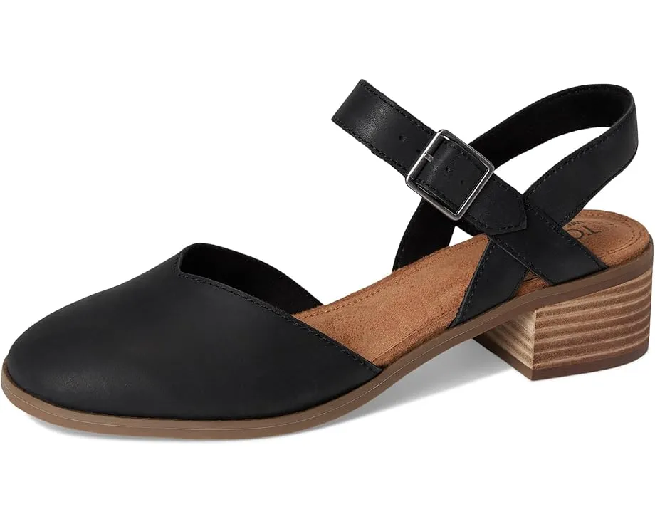 TOMS Туфли Jaclyn на устойчивом каблуке с ремешком и пряжкой