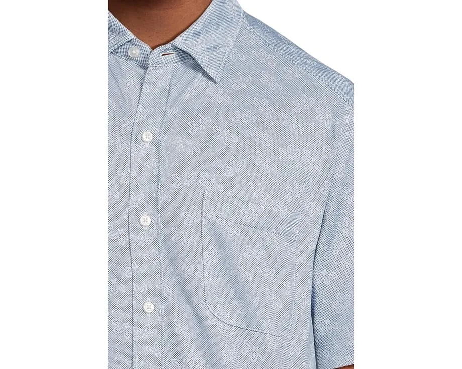 Рубашка Tommy Bahama San Lucio Lotus с коротким рукавом из переработанного полиэстера