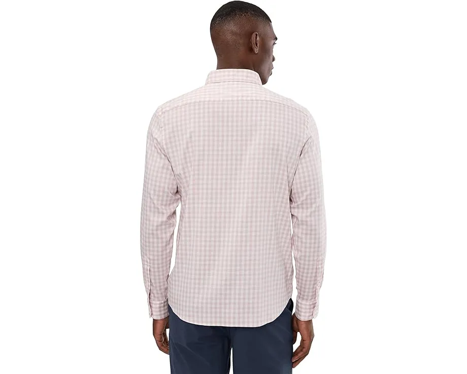 Рубашка Faherty The Movement Shirt в клетку с расслабленным кроем