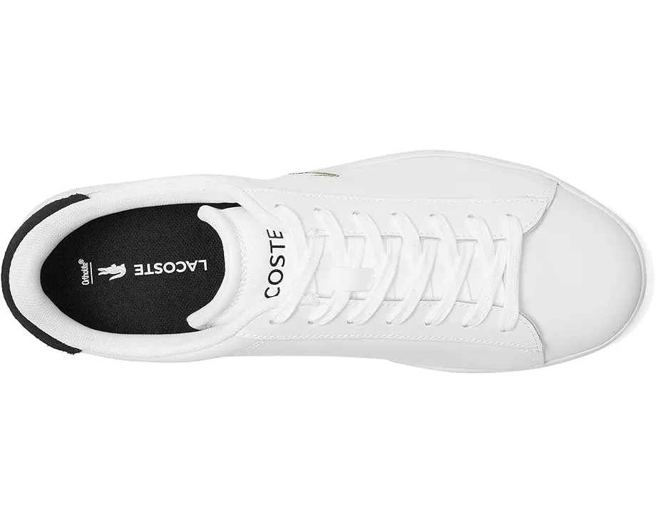Кожаные кроссовки Lacoste Carnaby Set с контрастной подошвой