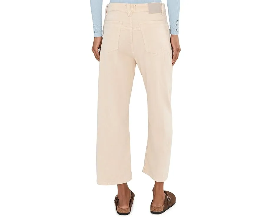 Джинсы Free People Deep Trance Cord с низкой посадкой и прямым кроем