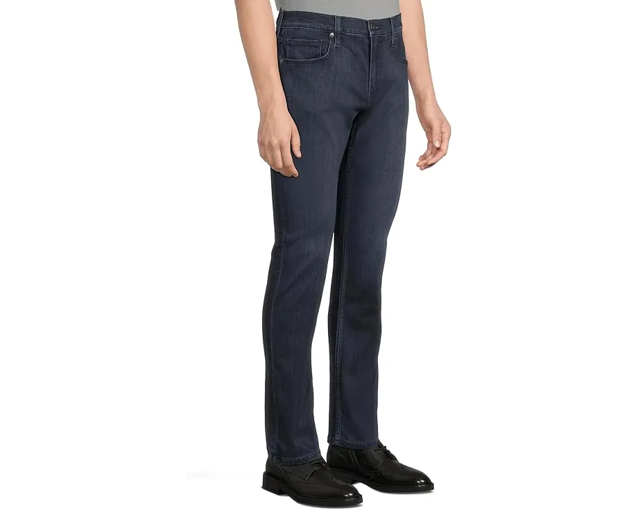 Джинсы Paige Federal Transcend Slim Straight Fit в оттенке Franjo с премиум стрейчем