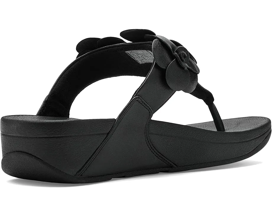 Сандалии FitFlop Lulu Flower с ремешком между пальцев и цветочным декором