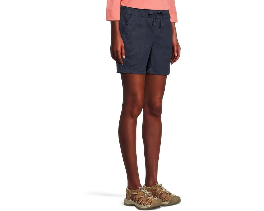 Льняные шорты L.L.Bean Premium Linen длиной 6 дюймов с поясом на шнурке