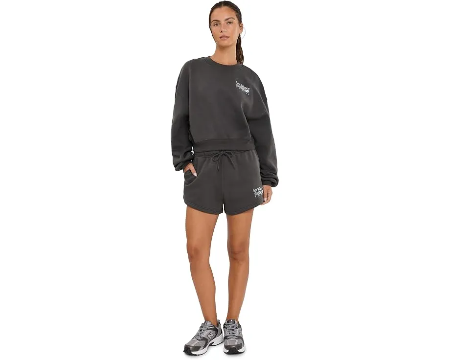 Флисовые шорты New Balance Trackside