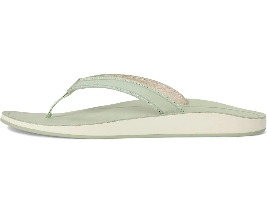 Кожаные шлепанцы OluKai Southshore с водонепроницаемой конструкцией