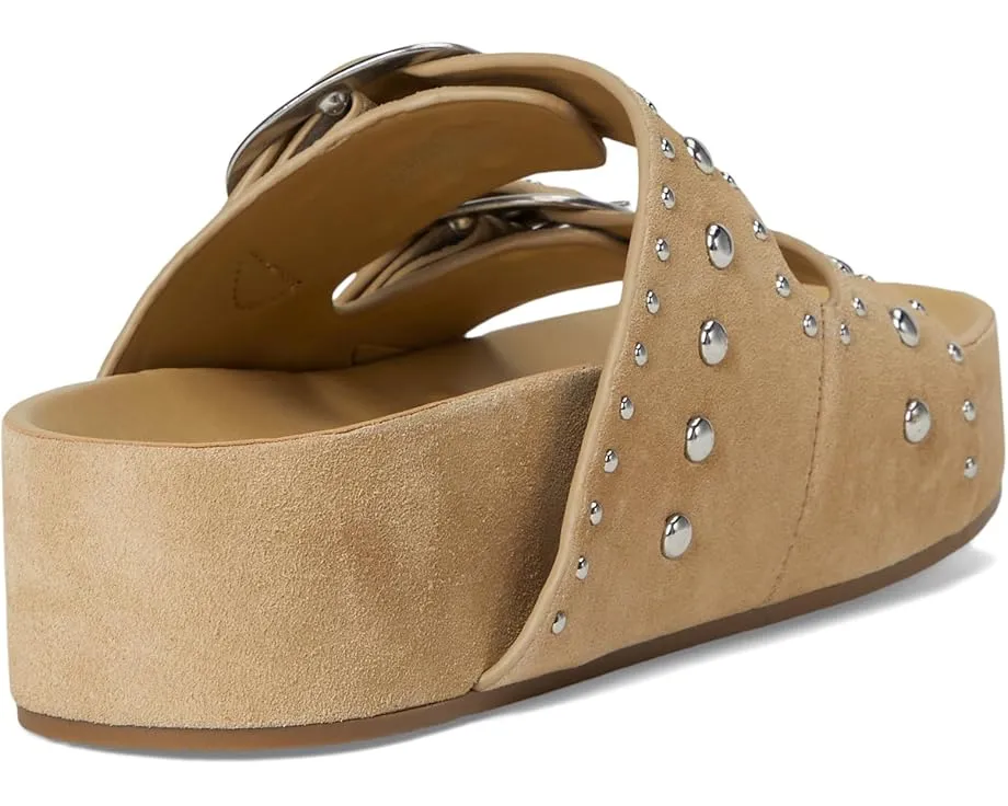 Сандалии Marc Fisher LTD Sayge из замши с двумя ремешками и круглым носком