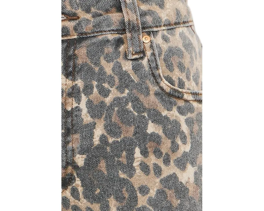 Джинсы KUT from the Kloth Petite Kelsey клеш с необработанным краем в коричневых тонах