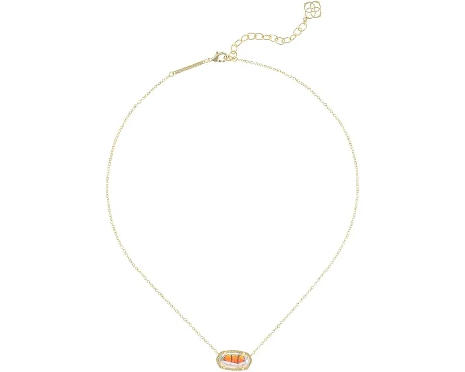 Кулон Elisa от Kendra Scott с друзой и позолотой