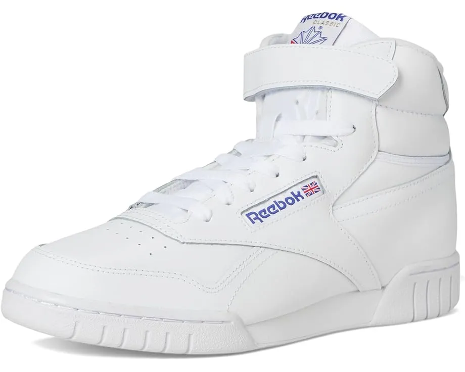Кроссовки Reebok Ex O Fit Hi с верхом из мягкой кожи и ремешком на липучке