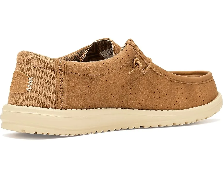 Кроссовки Hey Dude Wally Perf Classic с перфорацией и эластичными шнурками