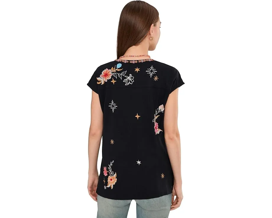 Футболка Tamika с цветной вышивкой от Karyn Seo