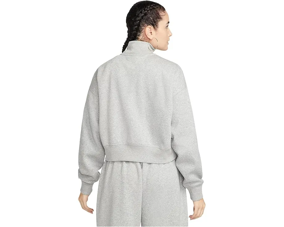 Кроп-свитшот Nike Sportswear Phoenix Fleece с молнией на 1/4