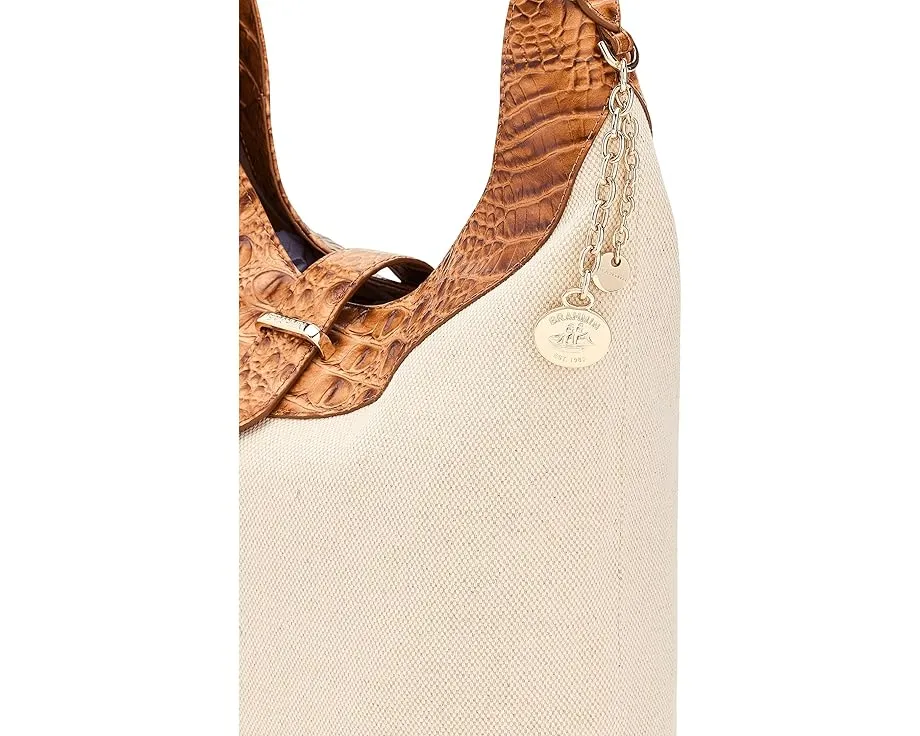Сумка на плечо Gwynne от Brahmin из легкой кожи с магнитным замком
