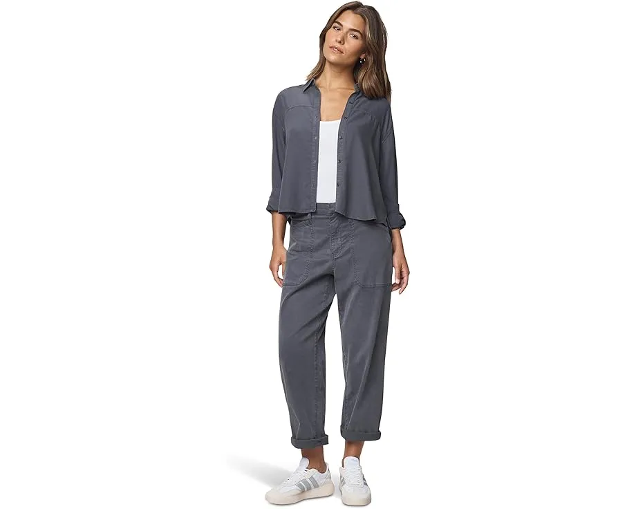 Блузка Joanne с отложным воротником и свободным кроем