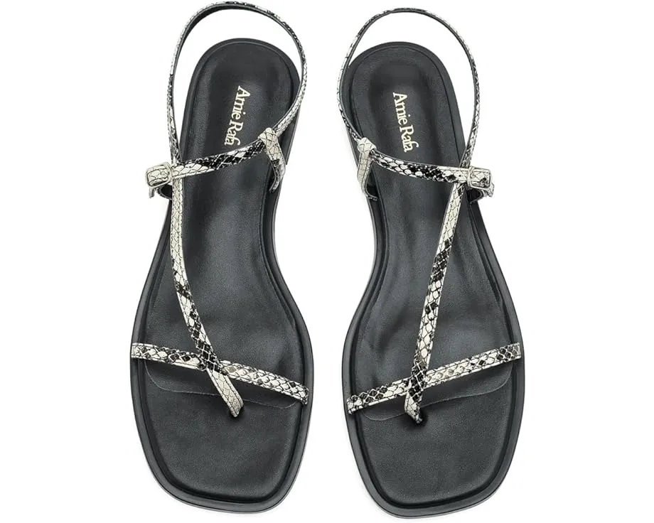 Кожаные сандалии Maxy Flat на плоской подошве от Amie Rafa
