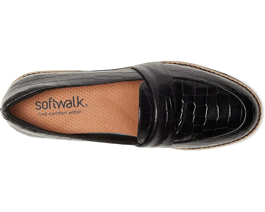 Балетки SoftWalk Walsh с перекрестным ремешком и круглым носком