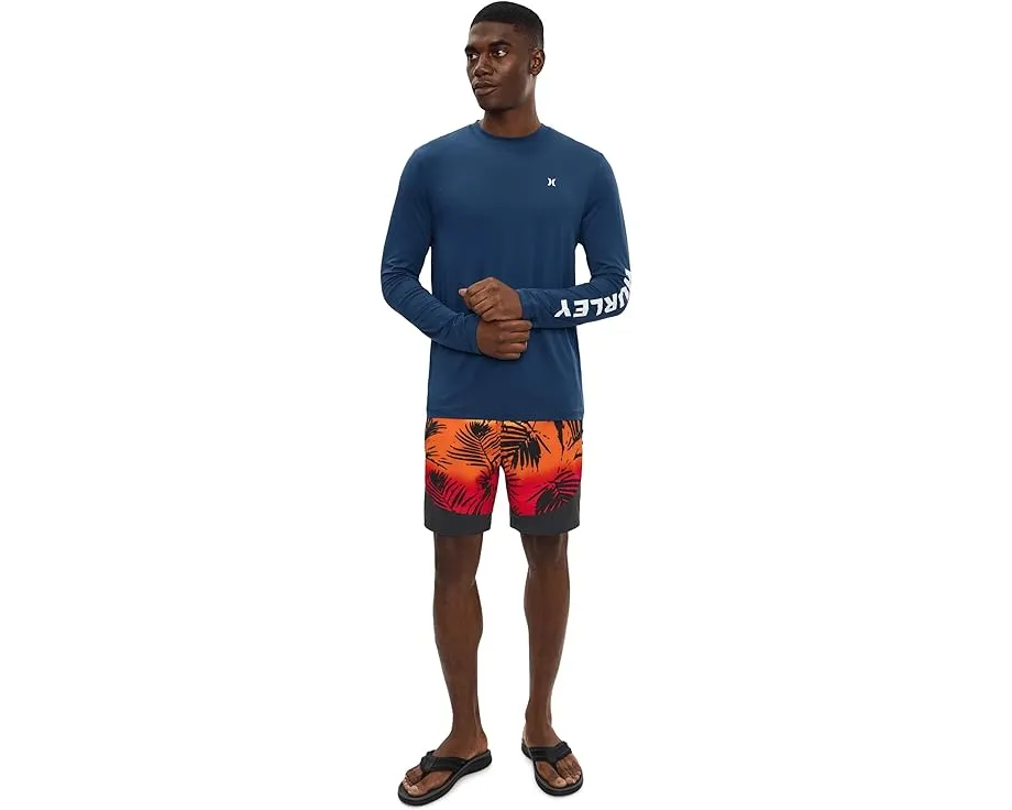 Шорты для серфинга Phantom Eco Curves 17 дюймов (43.18 см) от Hurley с четырехсторонним растяжением