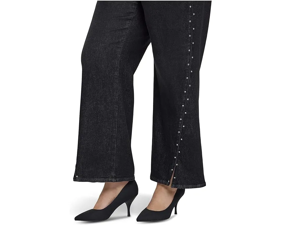 Джинсы Plus Size Teresa с пайетками и разрезом от NYDJ на технологии Lift Tuck