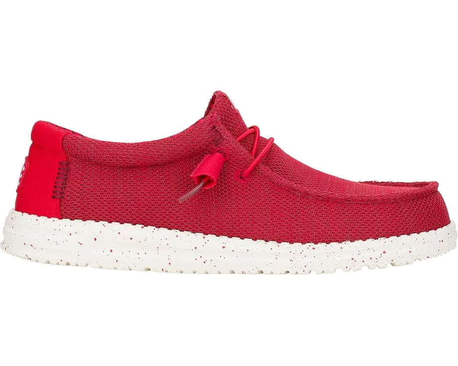 Обувь Hey Dude Wally Stretch Sox с эластичными шнурками и съемной стелькой