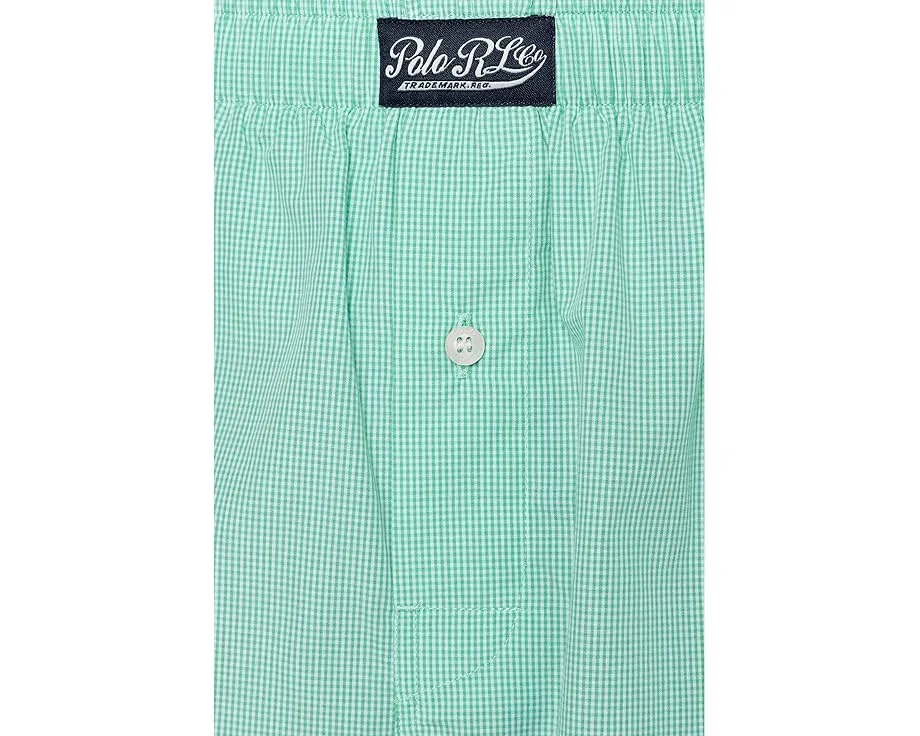 Трусы боксеры Polo Ralph Lauren Woven Boxer из хлопка с принтом