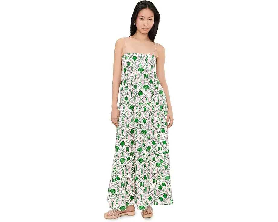 Show Me Your Mumu Длинное платье макси Long Weekend из хлопка с принтом