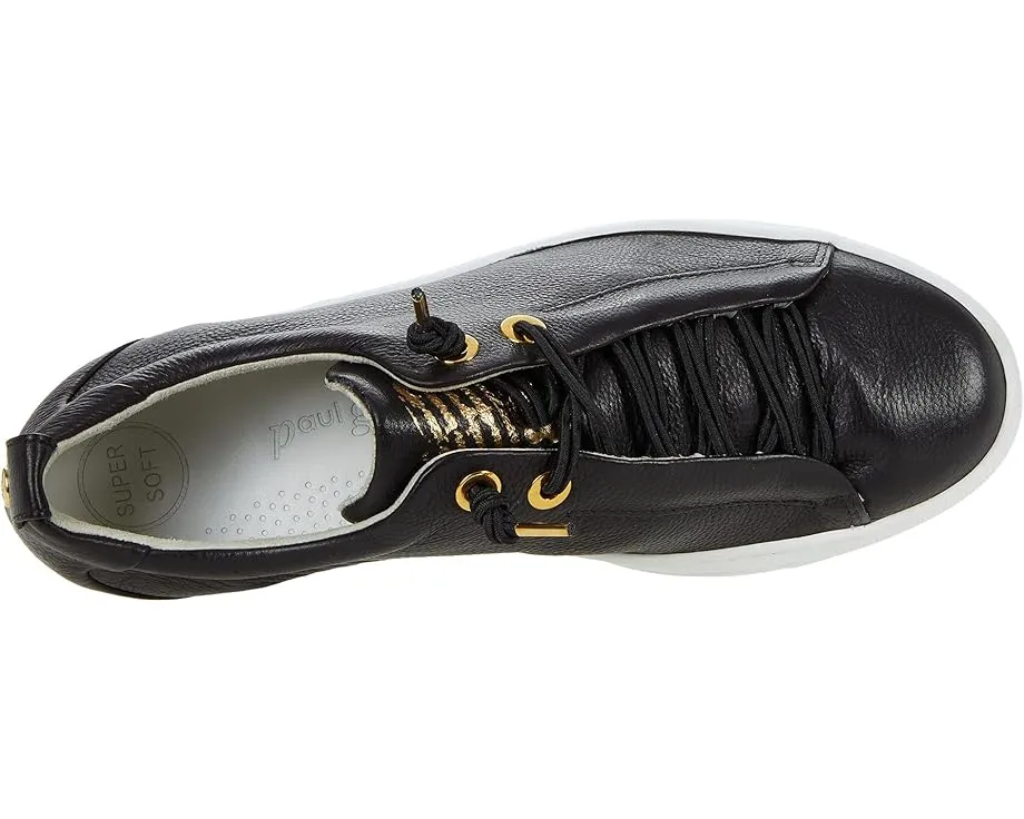 Кроссовки Paul Green Faye на платформе с эластичными шнурками и узором под змею