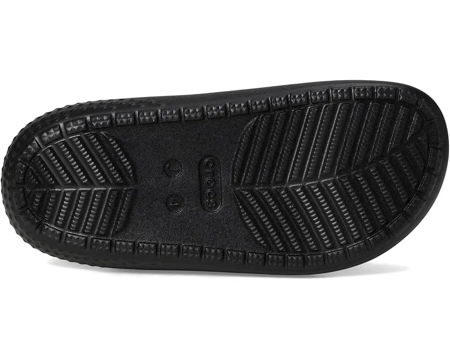 Crocs Classic Puff Moc детские утепленные клоги с искусственным мехом