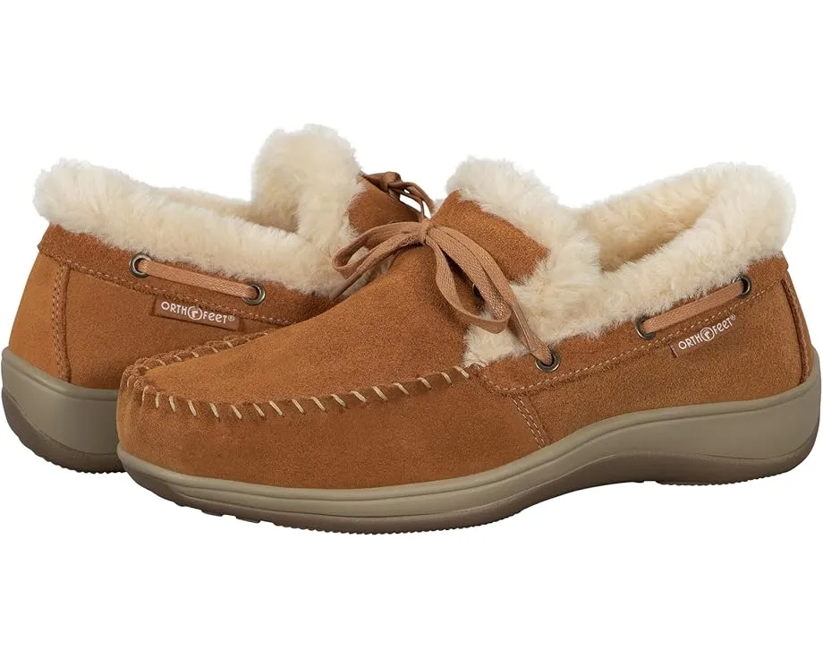 Мокасины Orthofeet Capri для комфорта с широким носком и регулируемым ремешком