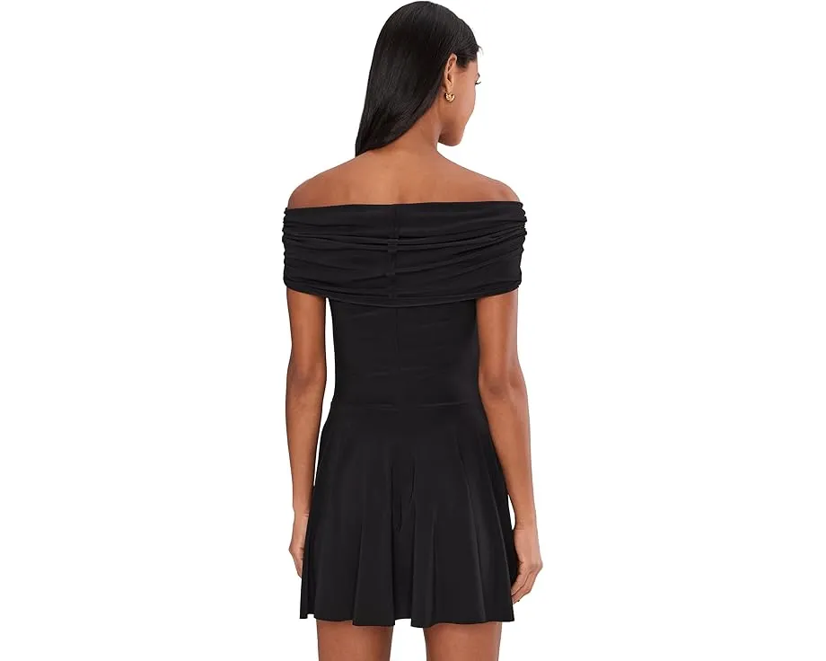 Платье для пиклбола с капюшоном и расклешенным подолом Norma Kamali