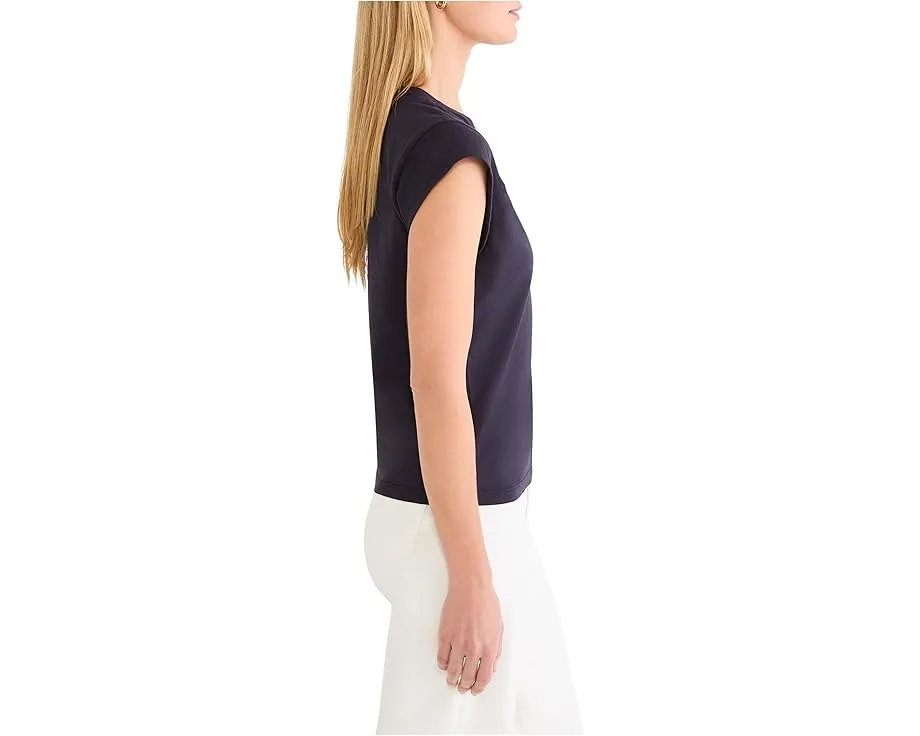 Футболка NIC+ZOE с коротким рукавом и V-образным вырезом из хлопка Supima