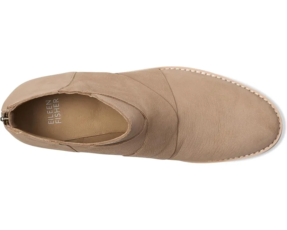 Ботильоны Eileen Fisher Span Bootie из нубука с молнией сзади