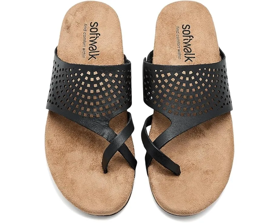 Босоножки SoftWalk Blaine Perf 2.0 с перфорацией и низким каблуком