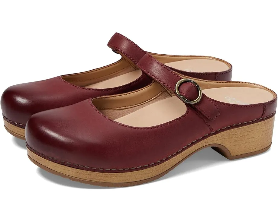 Сабо Dansko Bria на каблуке с пряжкой
