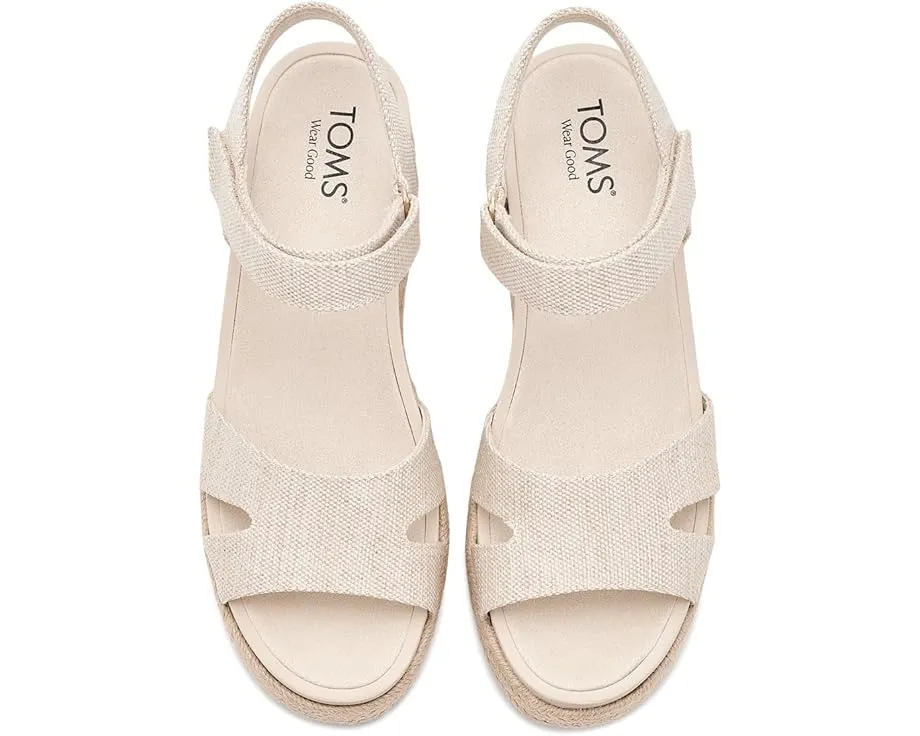 Сандалии TOMS Alana на клине с платформой и ремешками