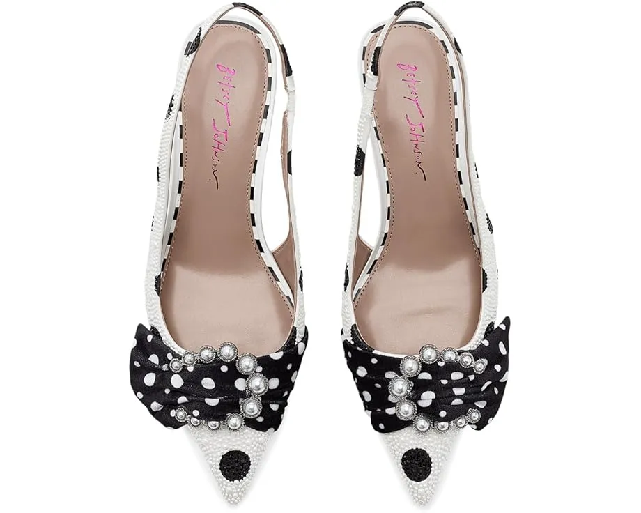 Туфли Blue by Betsey Johnson Bryanna на каблуке с жемчугом