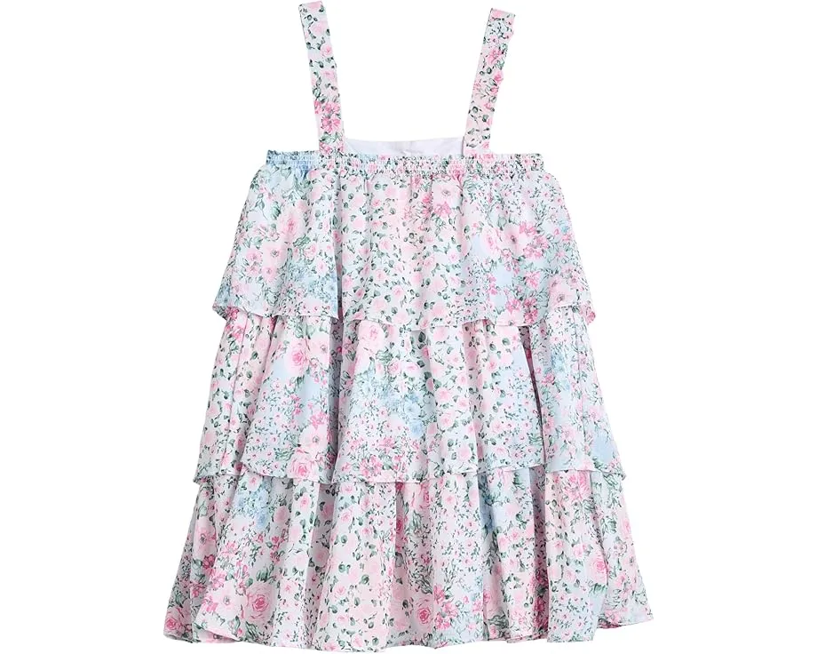 Яркое платье с ярусами и цветочным принтом от Janie and Jack